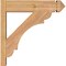 Ekena Millwork Olympic Smooth Arts and Crafts Outlooker, Western Red Cedar, 5 1/2"W x 20"D x 20"H OUT06X20X20OLY03SWR - alternate 2